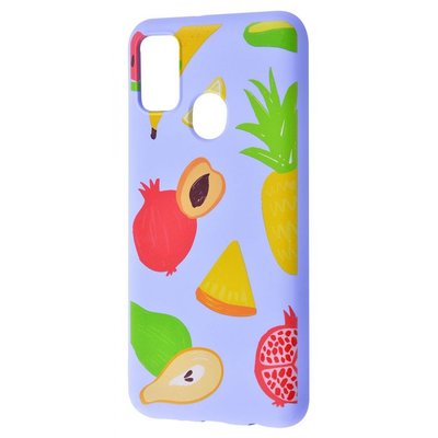 Чехол WAVE Fancy для Samsung Galaxy M31 Summer fruits / Light purple 45231