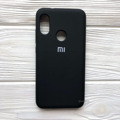 Чехол Silicone Cover для Xiaomi Redmi 6 Pro / Mi A2 Lite Черный 33694