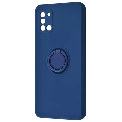 Чехол WAVE Light Color Magnet Ring для Samsung Galaxy A31 Dark blue 61393