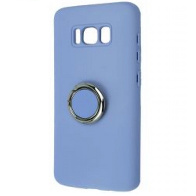 Чехол Silicone Cover Ring для Samsung Galaxy S8 Light Purple 84637