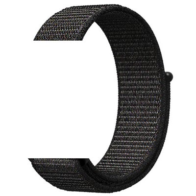 Ремінець Nylon для Xiaomi Amazfit / Samsung 20 mm Чорний / Black