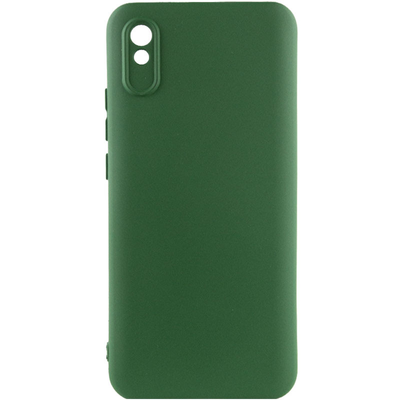 Чохол Silicone Lakshmi A Full Camera для Xiaomi Redmi 9A Зелений / Dark green 63162