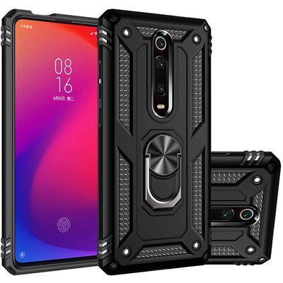 Протиударний чохол Serg Magnet Ring для Xiaomi Redmi K20 / K20 Pro / Mi 9T / Mi 9T Pro Чорний 42252