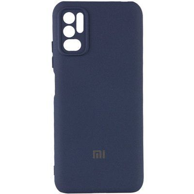 Чохол Silicone Cover Camera для Xiaomi Redmi Note 10 5G / Poco M3 Pro Темно-синій / Midnight blue 56927