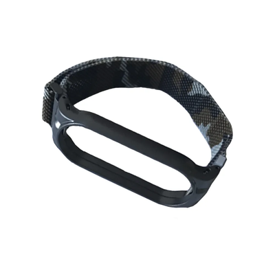 Ремінець Milanese Loop для Xiaomi Mi Band 3/4/5/6 Camouflage Brown 86716