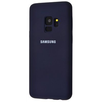 Чехол Silicone Cover для Samsung Galaxy S9 G960 Темно-синий 34754