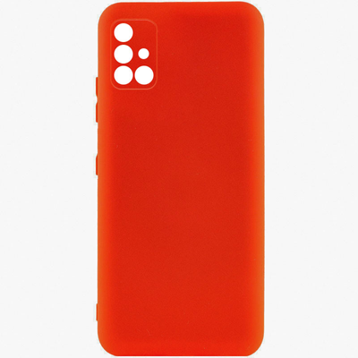 Чехол Silicone Lakshmi A Full Camera для Samsung Galaxy A51 Красный / Red 63122