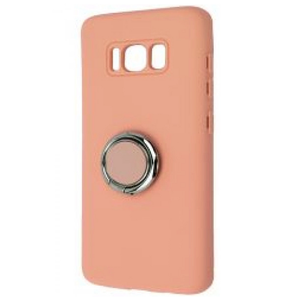 Чехол Silicone Cover Ring для Samsung Galaxy S8 Light Purple 84637