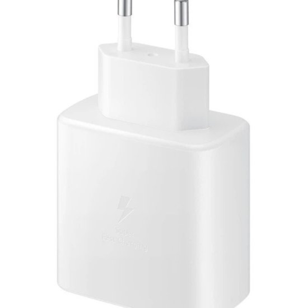 Мережевий зарядний пристрій Samsung Type-C 45W+кабель Type-C to Type-C 1м ААА box White 88418
