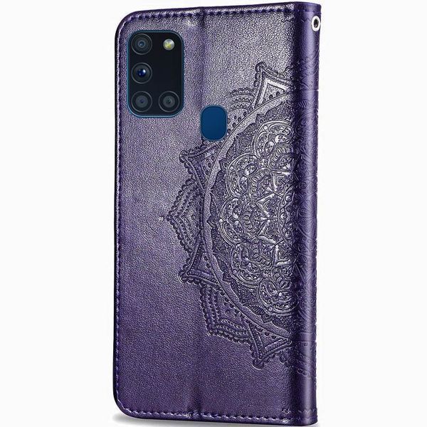 Чохол-книжка Art Case для Samsung Galaxy A21s Фіолетовий 44095