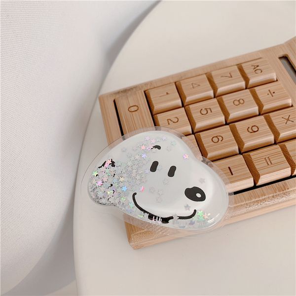 Тримач для телефону PopSockets круглий liquid shine Снупи 47613