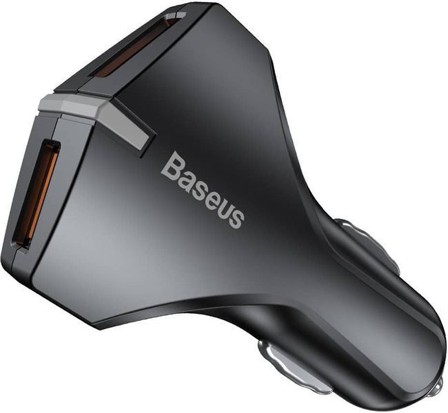 Автомобильное зарядное устройство Baseus Rocket Quick charge 3.0 2USB / 3.0A Black 37272