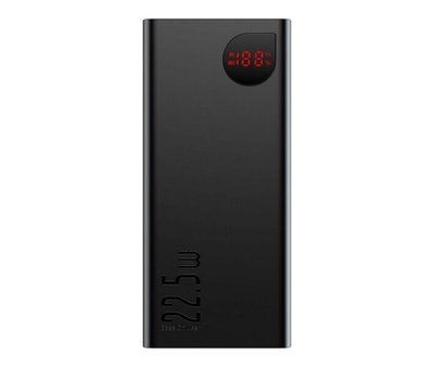 Внешний аккумулятор Baseus Adaman Metal Digital Display 22.5W 20000mAh PD3.0+QC3.0 Black 60651