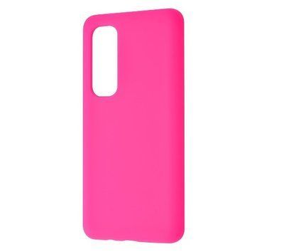 Чохол Silicone WAVE Full для Xiaomi Mi Note 10 Lite Pink 45308
