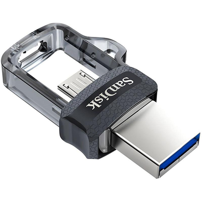 Флеш-память SanDisk Ultra Dual Flash MicroUSB to USB OTG 32Gb Silver 66692