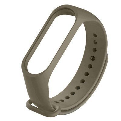 Ремешок Silicone для Xiaomi Mi Band 5/6 Серый / Light Olive 42754