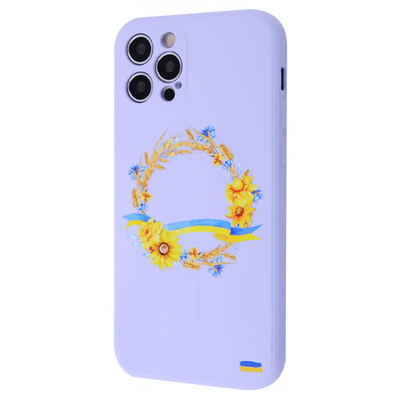 Чехол патриотический WAVE Ukraine Edition MagSafe для iPhone 12 Pro Max Wreath Ukraine 63224