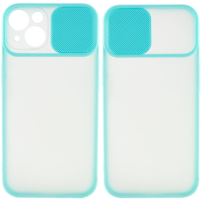 Чохол CamshMatte для Iphone 13 Бірюзовий 65132