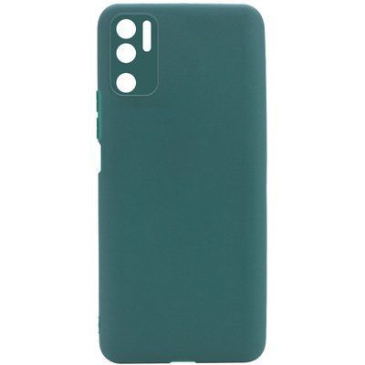 Чохол Matte з захистом камери для Xiaomi Redmi Note 10 5G / Poco M3 Pro Зелений / Forest green 56877