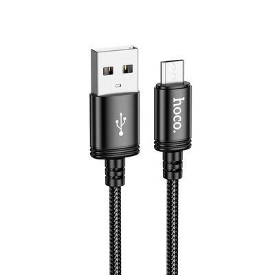 Кабель Hoco X89 USB to MicroUSB 2.4А 1м Black 83832