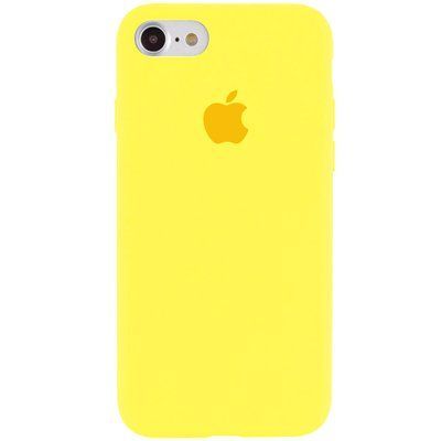 Чехол Silicone Case 360 для Iphone 7 / 8 / SE 2020 Желтый / Yellow 67034