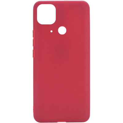 Чехол Matte для Xiaomi Redmi 10C / Poco C40 Бордовый 66287