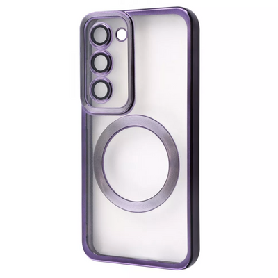 Чехол WAVE Metal Color MagSafe для Samsung Galaxy S23 Plus Прозрачный / Light Purple 70705