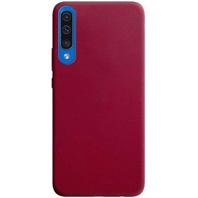 Чохол Matte для Samsung A50/A30s Бордовий 47872