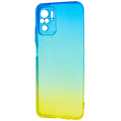 Чехол Gradient для Xiaomi Redmi Note 10 / Note 10s / Poco M5s Blue / yellow 54351