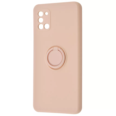 Чехол WAVE Light Color Magnet Ring для Samsung Galaxy A31 Pink sand 61394