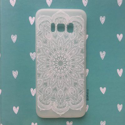 Чехол Matte Soft Touch для Samsung G950 Galaxy S8 Белый узор 32513