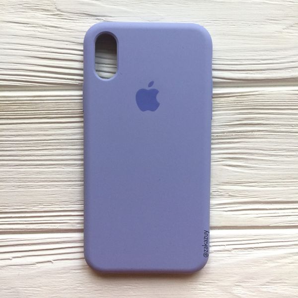 Чехол Silicone Case для Iphone XS Max Lilac 31533