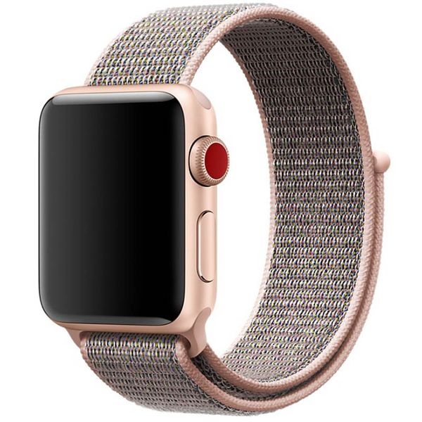 Ремешок Nylon для Apple Watch 38/40/SE 40/41 mm Розовый / Pink Sand 50617