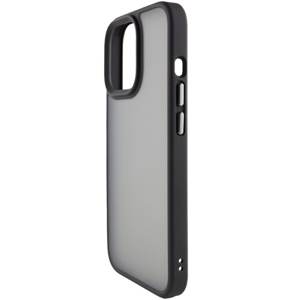 Чохол Metal Buttons для Iphone 15 Pro Чорний 80678