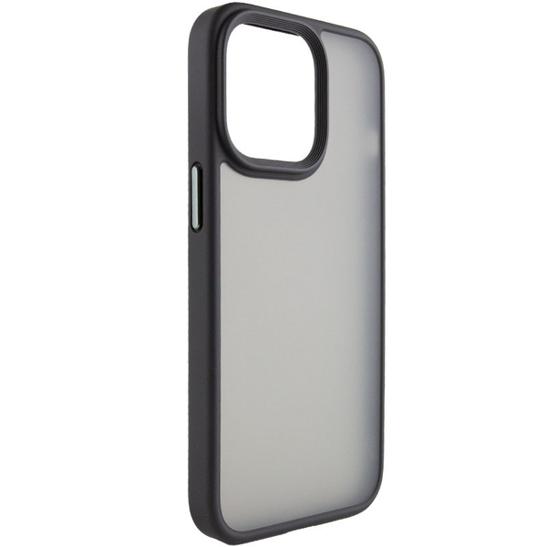 Чохол Metal Buttons для Iphone 15 Pro Чорний 80678