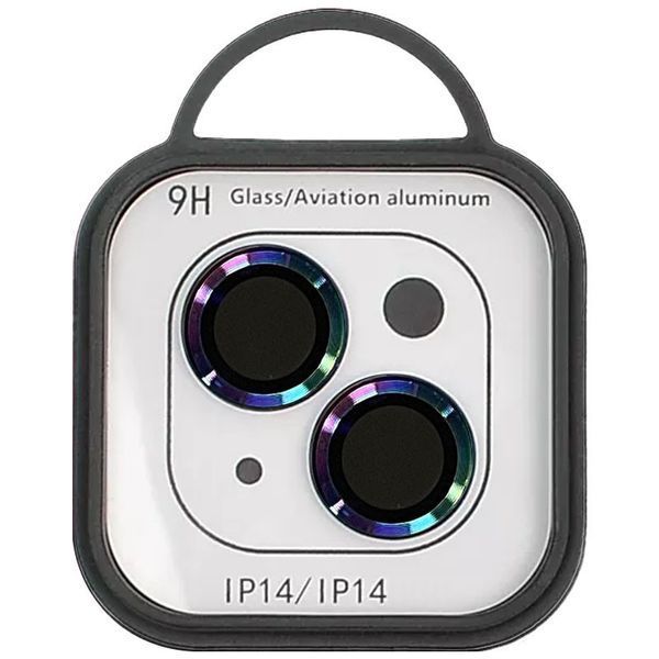 Защитное стекло Metal Classic на камеру для IPhone 15 / 15 Plus Красный / Red 81285
