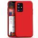 Чехол Soft Silicone Case с микрофиброй для Samsung Galaxy A52 / A52s Красный 52658