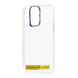 Чохол Apex Capsule для Iphone 14 Pro Max Прозорий / Deep Purple 69565 3