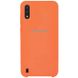 Чехол Silicone Case для Samsung Galaxy A01 Оранжевый / Orange 39903