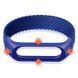 Ремешок Braided Solo Loop для Xiaomi Mi Band 3/4/5/6 L Blue 60173 2
