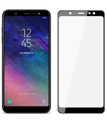 Защитное стекло 11D 9H i-flexi Full для Samsung Galaxy A6 Plus 2018 A605 Black 57341