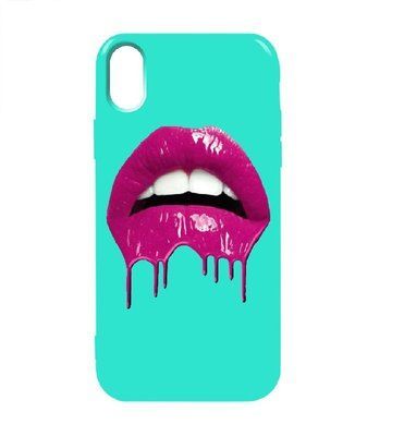 Чехол TOTO Pure для iPhone X / XS Lips Mint 34860
