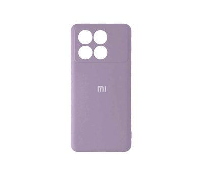 Чохол Silicone Case 360 ​​із захистом камери для Xiaomi Poco X6 Pro 5G Lilac