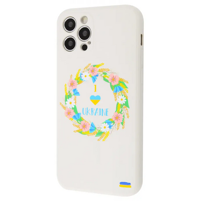 Чохол патріотичний WAVE Ukraine Edition MagSafe для iPhone 12 Pro Max I love Ukraine 63225