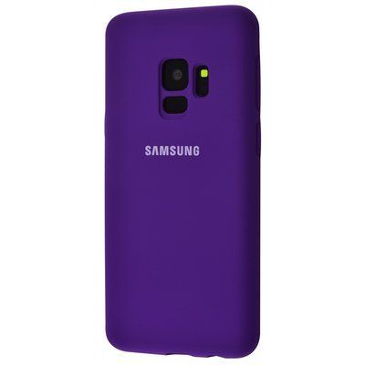 Чехол Silicone Cover для Samsung Galaxy S9 G960 Фиолетовый 34756