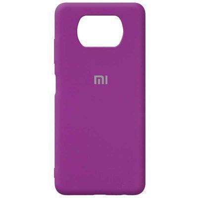 Чехол Silicone Cover для Xiaomi Poco X3 NFC / Poco X3 Pro Фиолетовый / Grape 54812