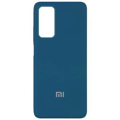 Чехол Silicone Cover для Xiaomi Mi 10T / Mi 10T Pro Синий / Cosmos blue 52582