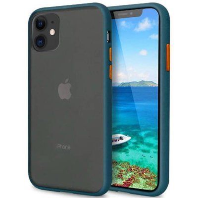 Чохол LikGus Maxshield для Iphone 11 Синьо-Зелений / Marine Blue 38072