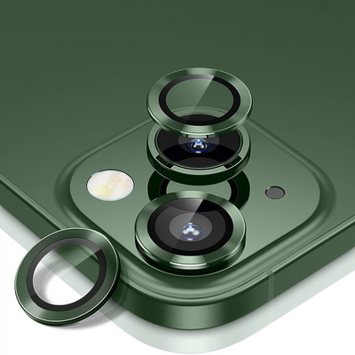 Захисне скло Lens на камеру для Iphone 13/13 Mini Green 84438