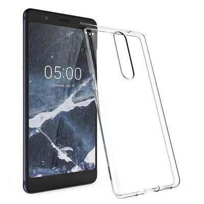 Чехол Stez для Nokia 5 Прозрачный 35252